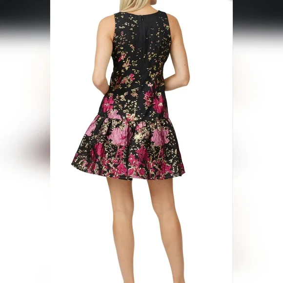 Marchesa Norte Metallic Shift Dress - Picture 3 of 7